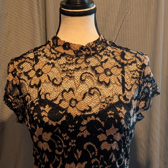 No Boundaries Black Lace Mini Dress - Picture 3 of 7
